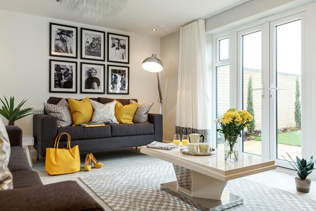 Relax of an evening in front of the TV on the sofa