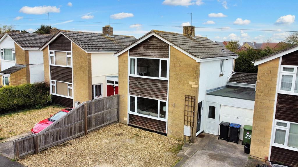Heddington Close, Trowbridge BA14 3 bed link detached house for sale