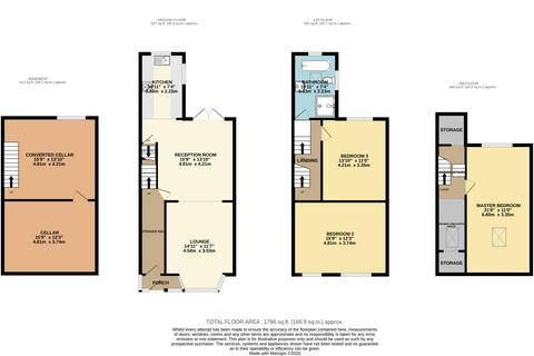 3 bedroom terraced house for sale, Brinnington Road, Stockport