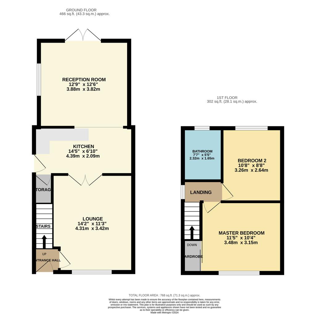 Floorplan - Woodbank Avenue, Bredbury, Stockpor...