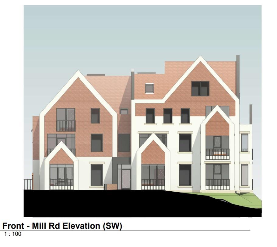 Front Elevation Mill Road