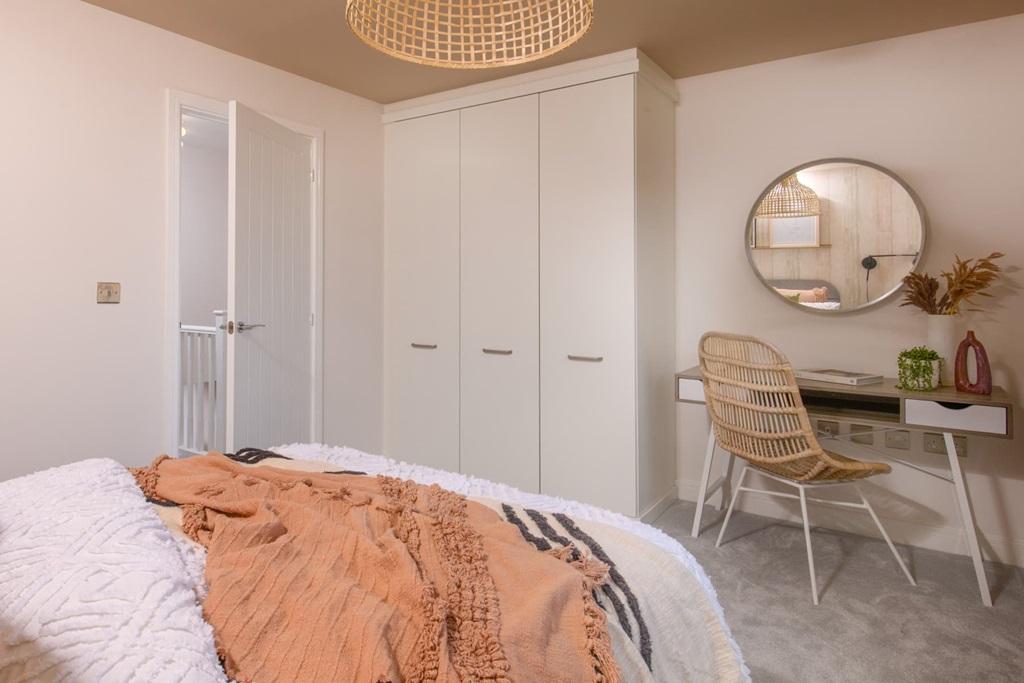 There's space for a large wardrobe or dressing...