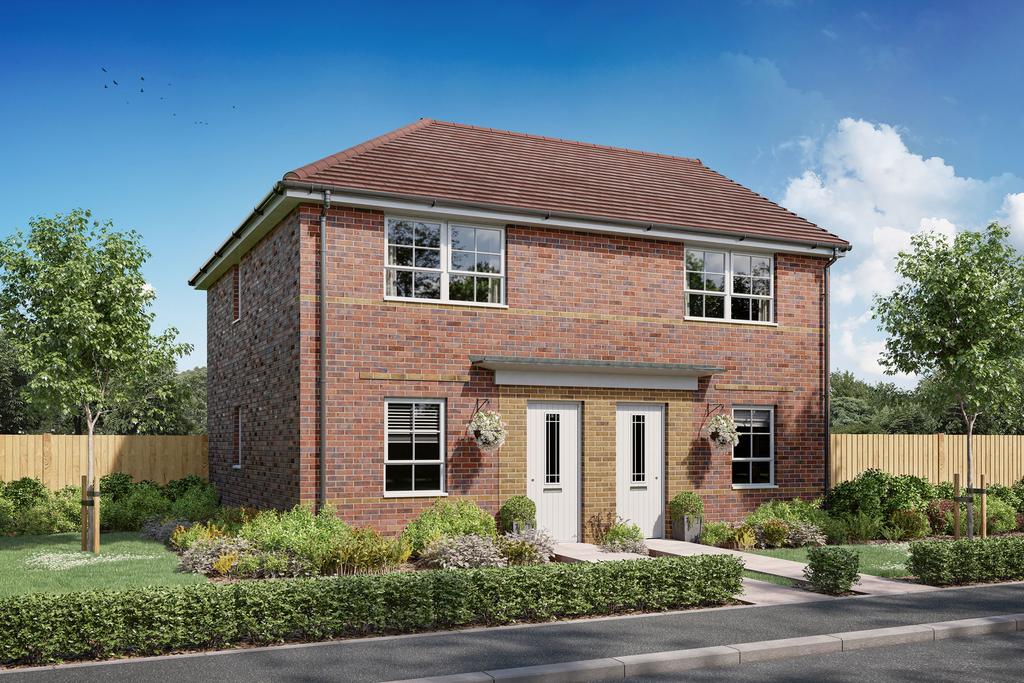 Exterior CGI view of our 2 bed Kenley home