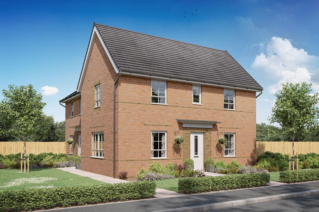 Exterior CGI view of our 3 bed Moresby home