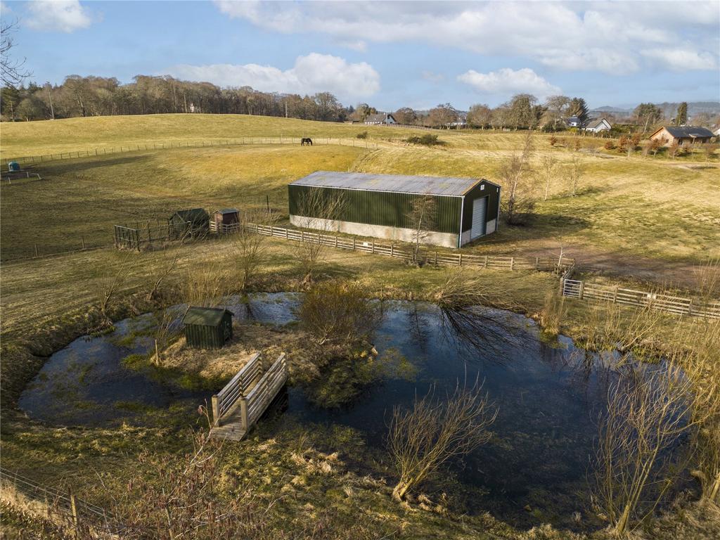 Shed and Pond