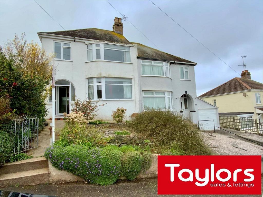 Sherwell Rise South, Torquay, TQ2 6NE 3 bed semidetached house for