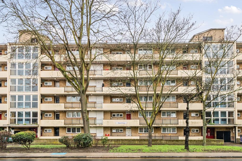 Apartment building facade, block of apartments