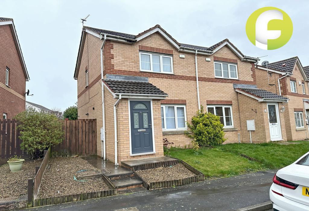 Angus Crescent, North Shields, Tyne... 2 bed semidetached house for