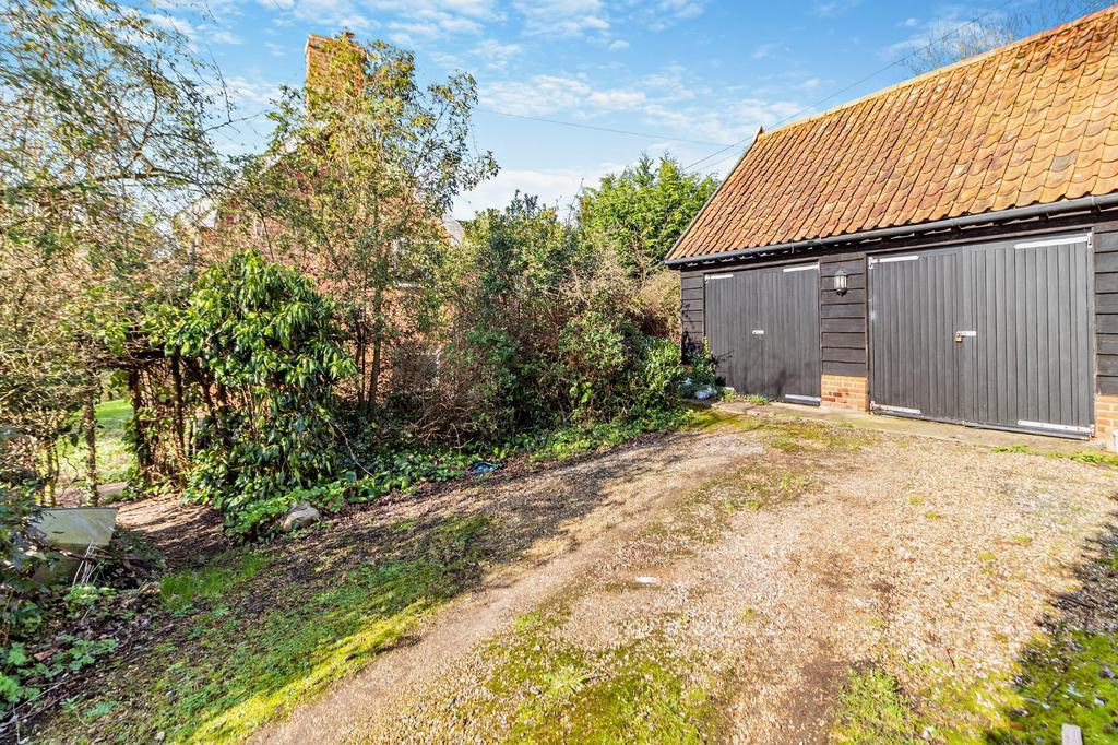 Driveway and Garage