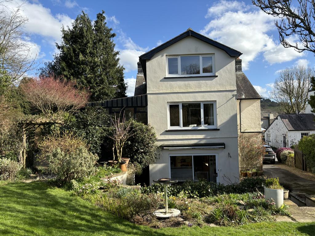 Rear of property