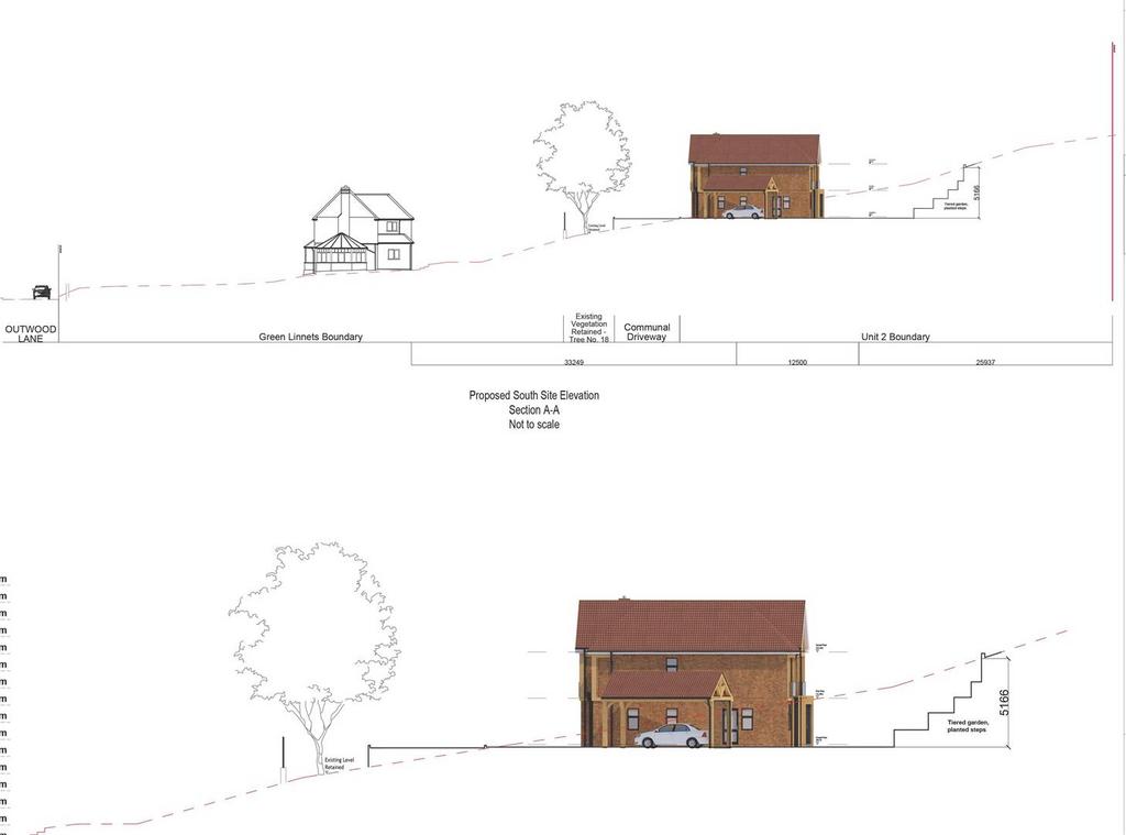 1523 PL1314   Site Proposed Elevations Section A A