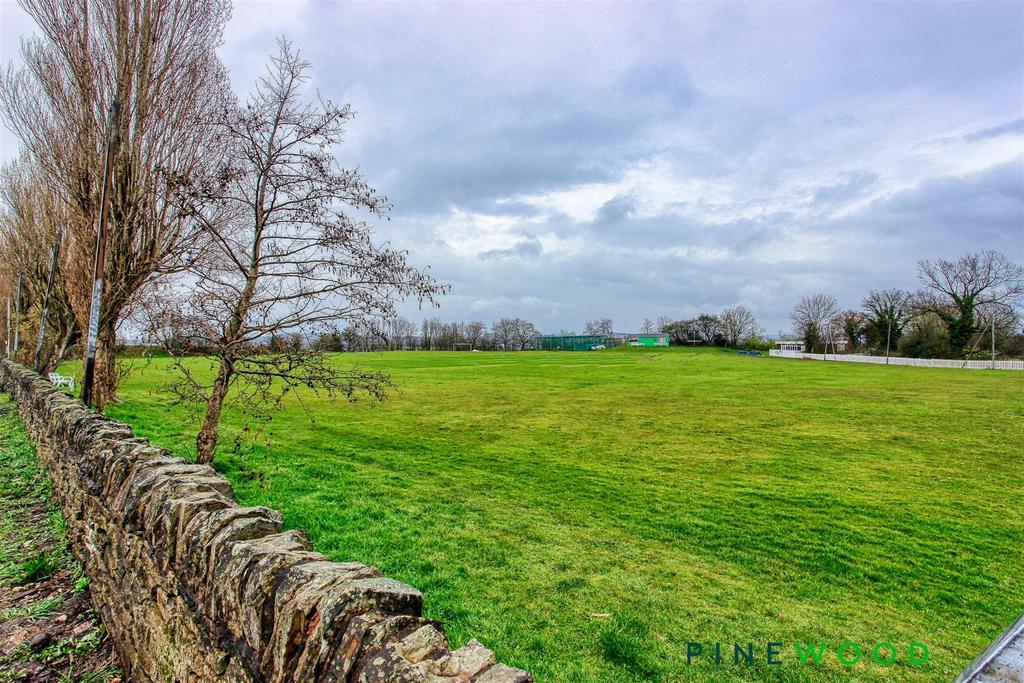 Cricket pitch to front