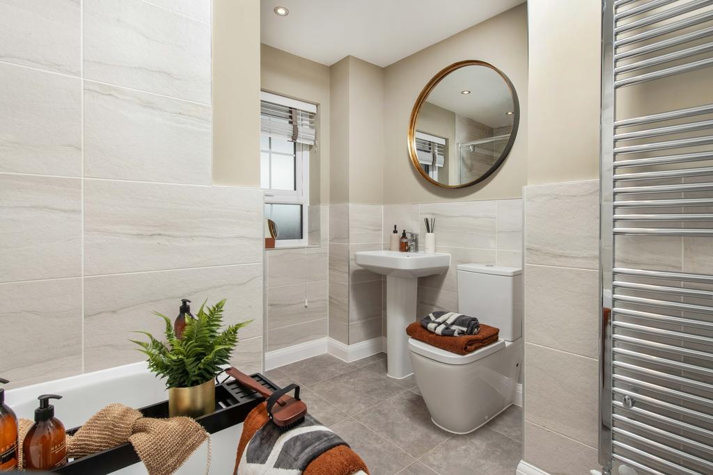 Holden bathroom with neutral decor