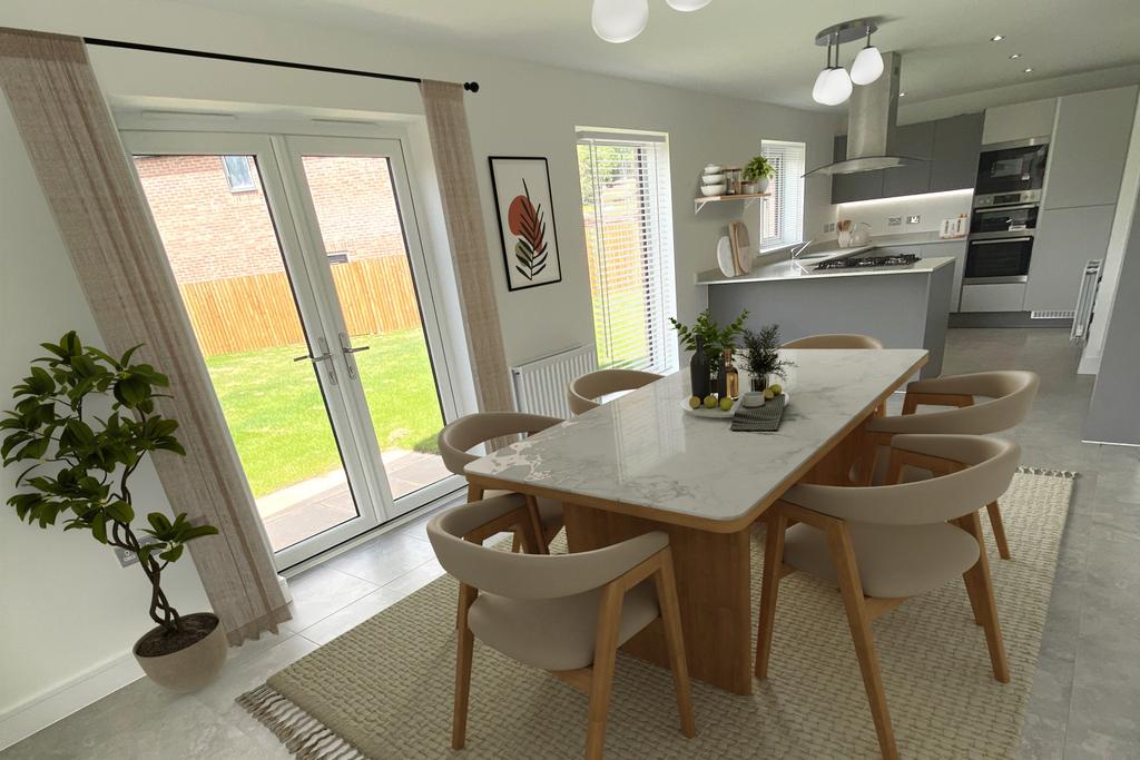 Example kitche/dining area
