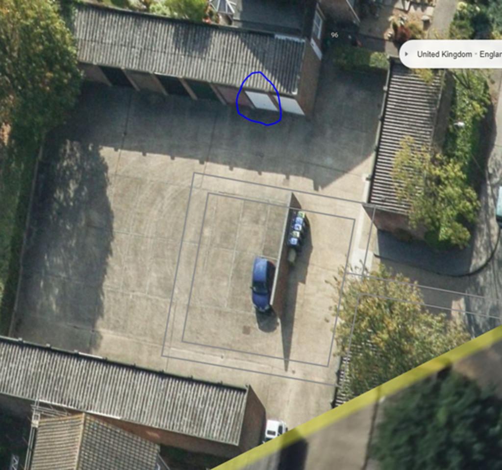 Garage ariel shot