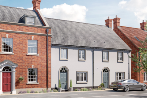 3 bedroom terraced house for sale, Plot 53 at Rivers Edge, Rivers Edge, Julians Rd, , Wimborne  BH21