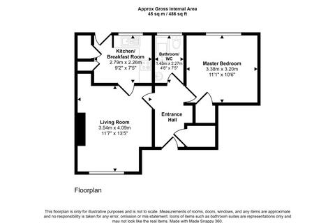 1 bedroom ground floor flat for sale, Bondgate Close, Hexham, Northumberland, NE46 1DF