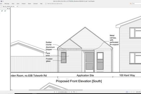 Land for sale, Tolworth Road, Surbiton, Surrey. KT6