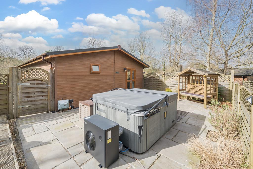 Rear Patio Area and Hot Tub
