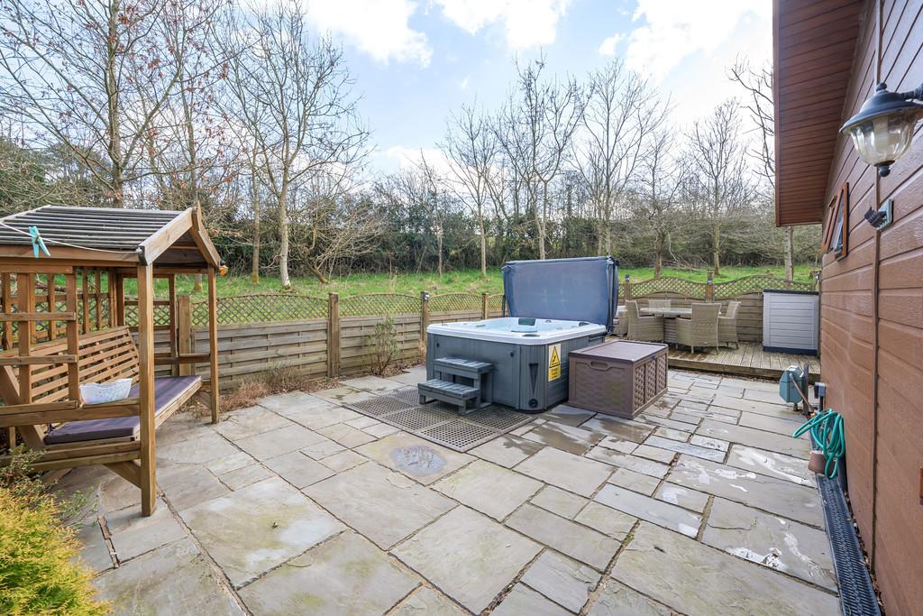 Rear Patio Area and Hot Tub
