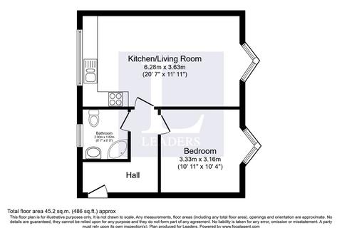 1 bedroom flat to rent, Ellesmere Road, CB4