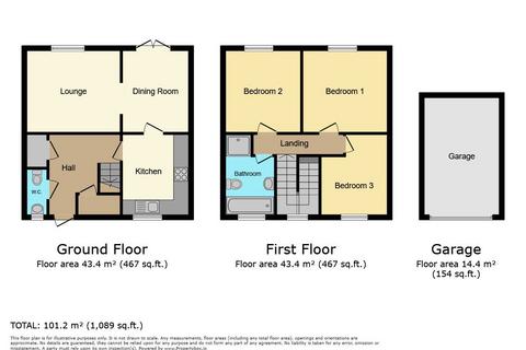 3 bedroom terraced house for sale, Pentland Close, Peterlee, Durham, SR8 2LD
