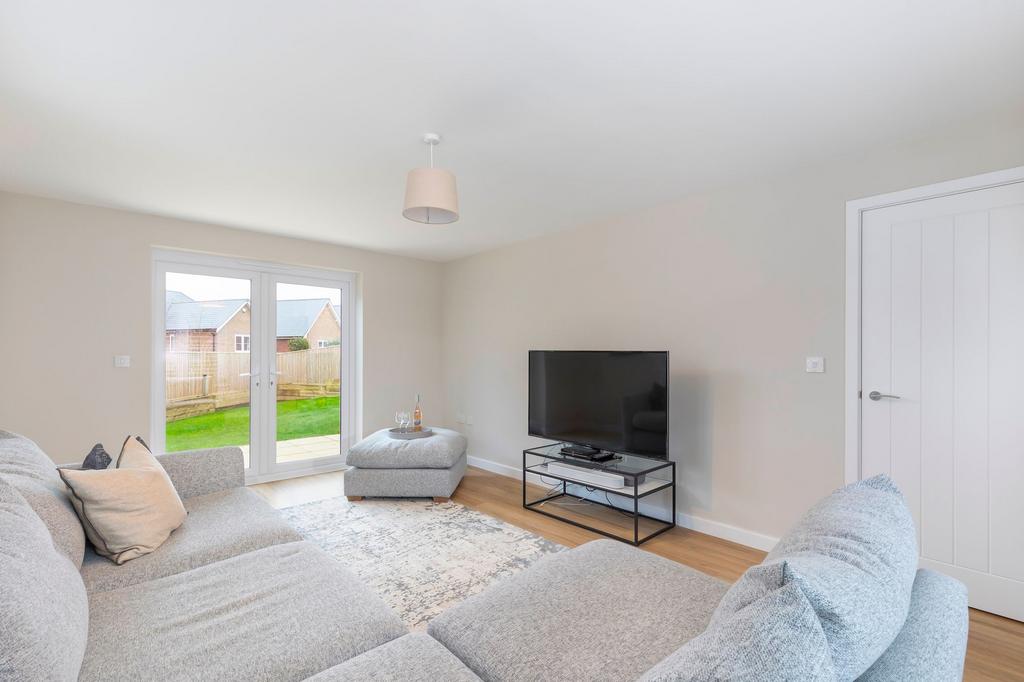 Reception with patio doors