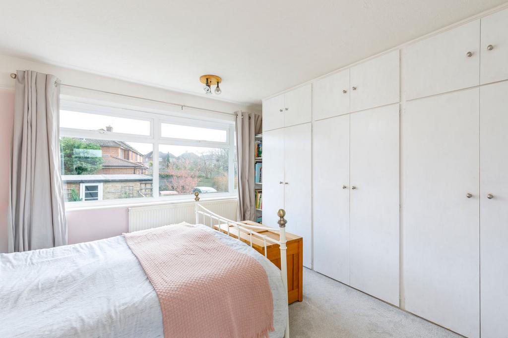 Master bedroom overlooking garden