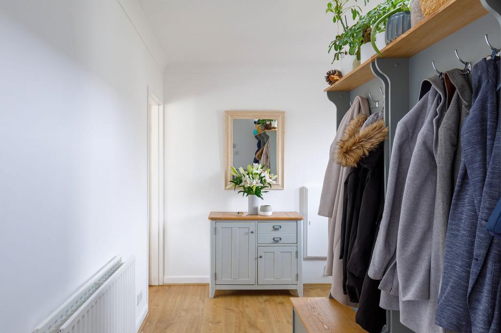 Spacious hallway