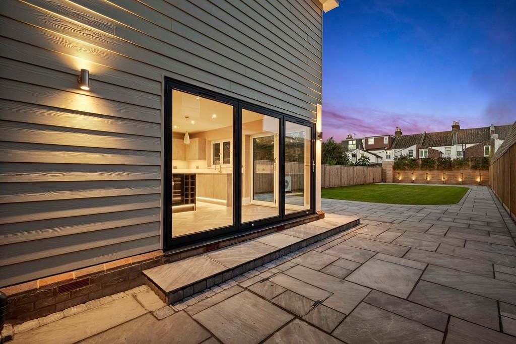 Bi fold doors night
