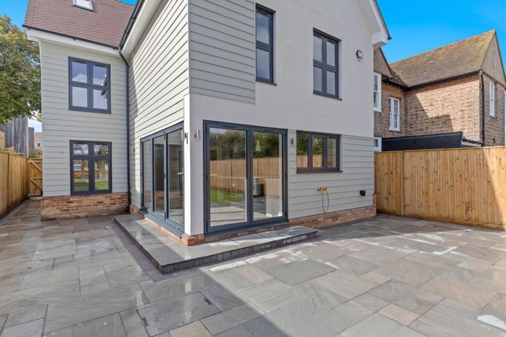 Close up rear of house