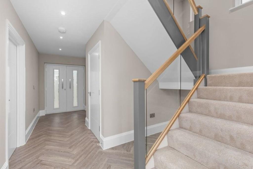 Entrance hallway with stairs