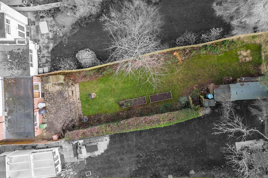 Aerial View Rear Garden