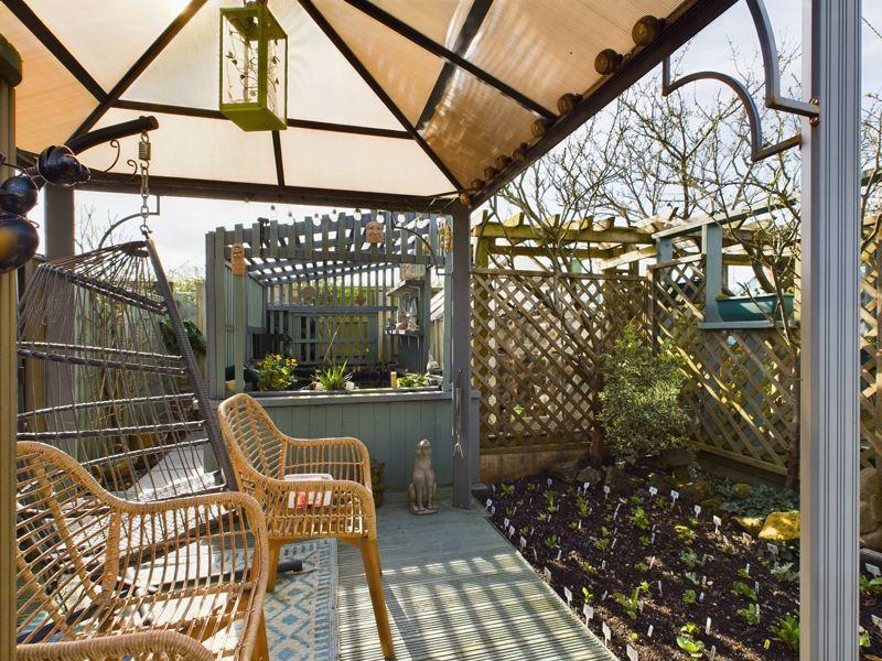 Garden seating area