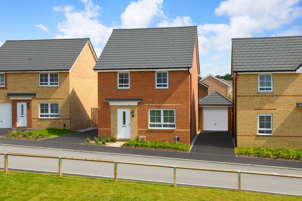 Outside view Chester 4 bedroom detached home