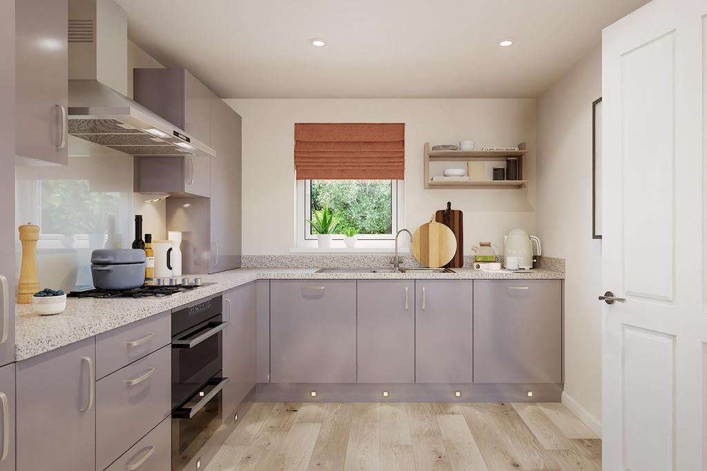 Kitchen in 4 bedroom townhouse