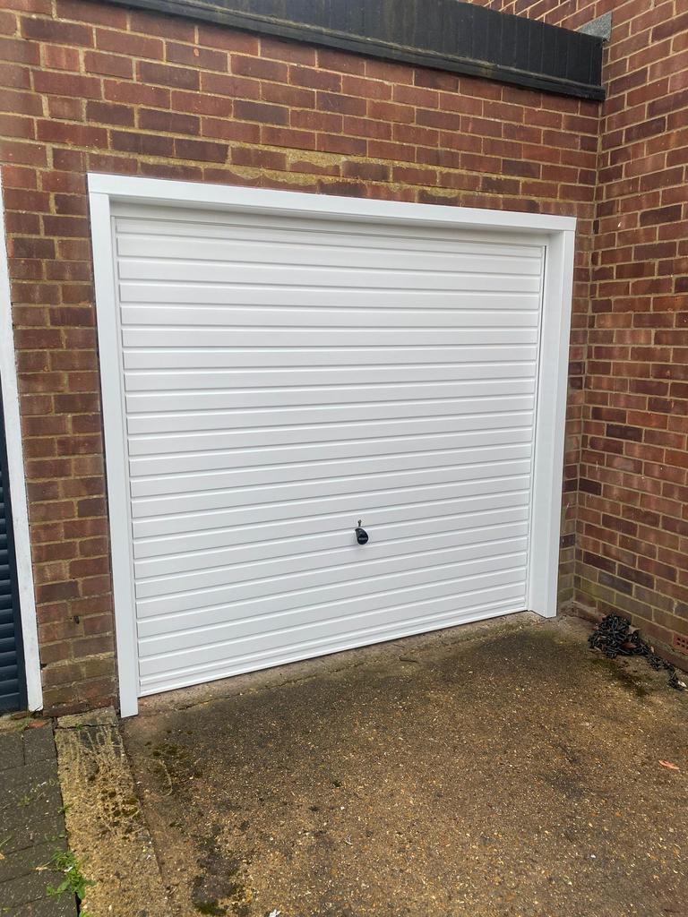 Newly fitted garage door