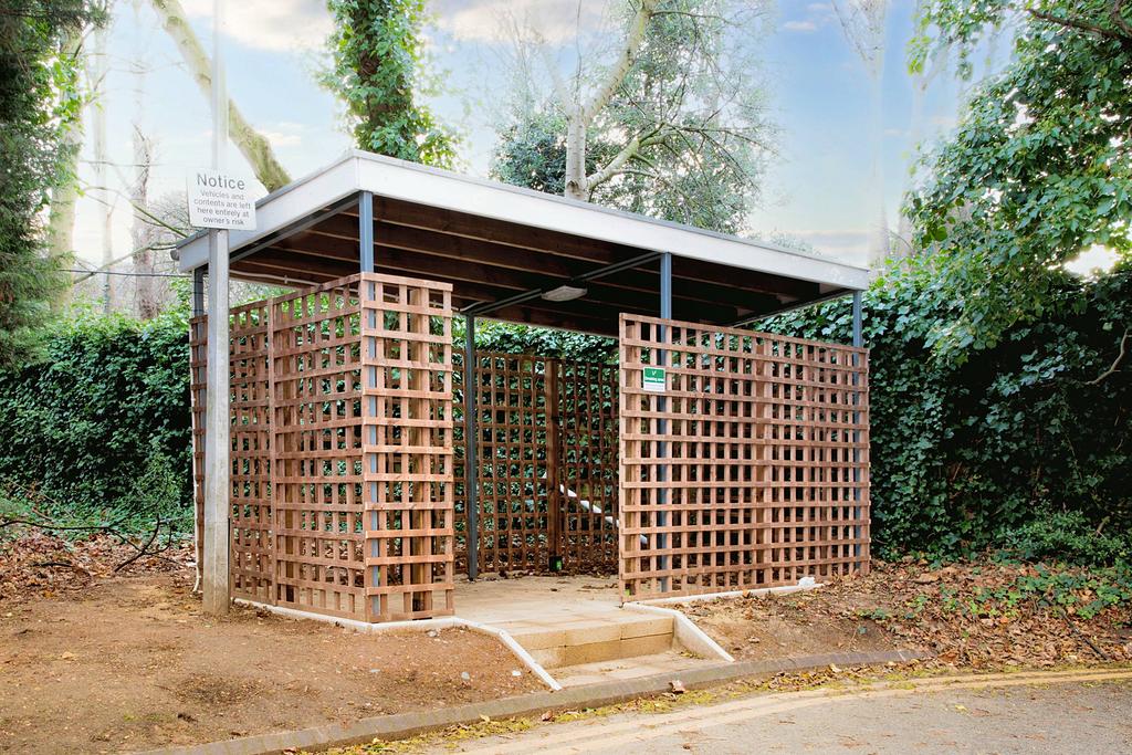 Smoking shelter for residents