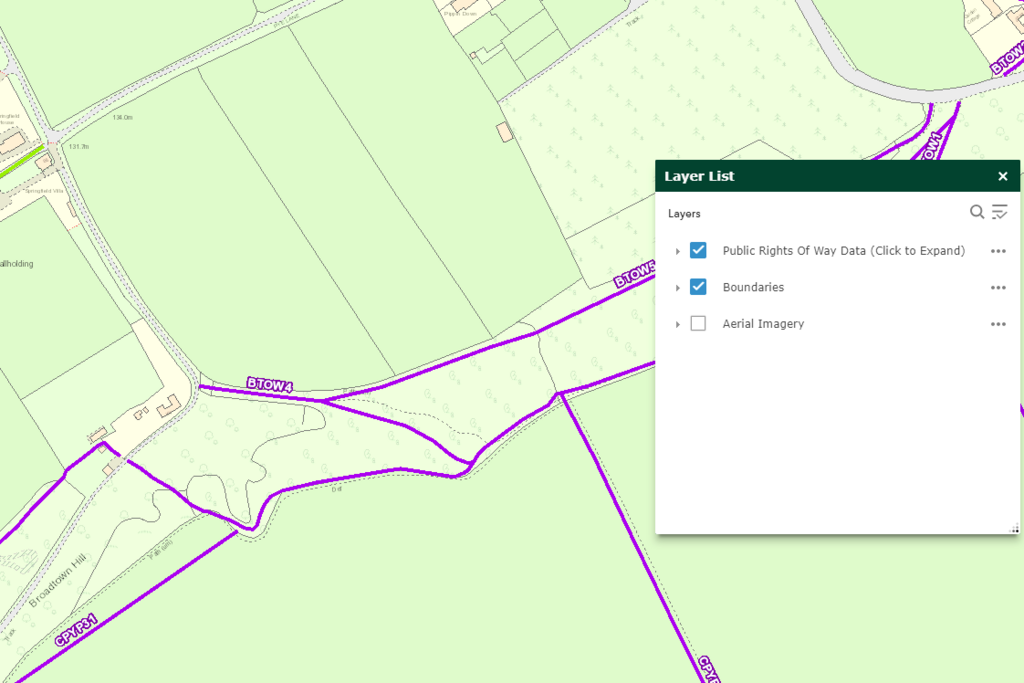 Footpath Map