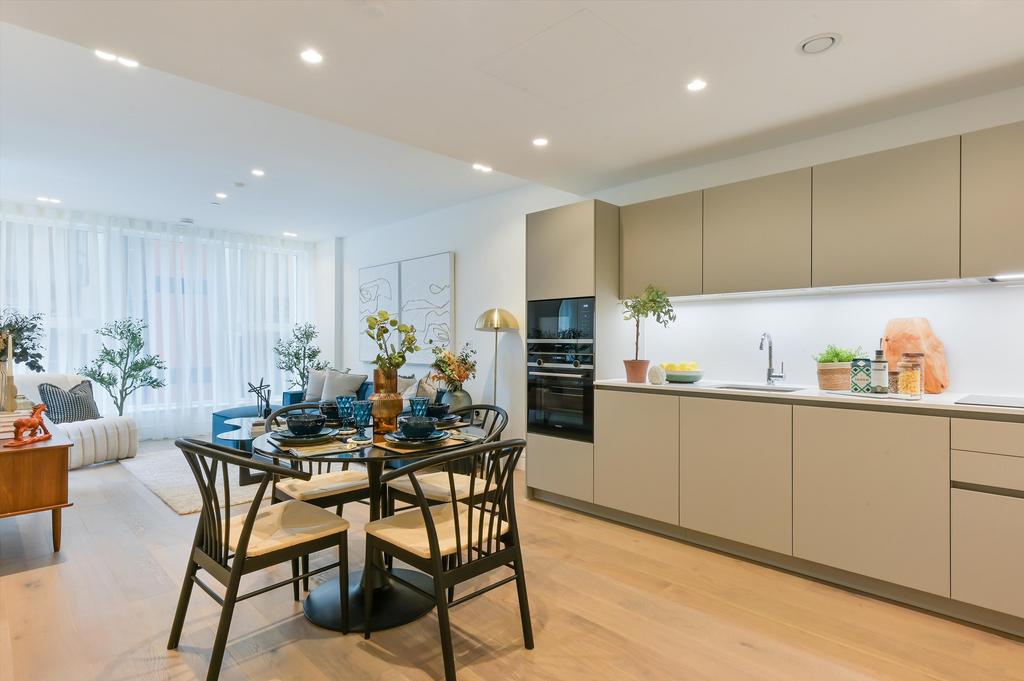 Open-plan living area