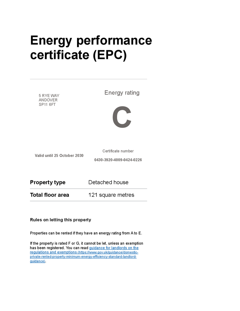 EPC Certificate