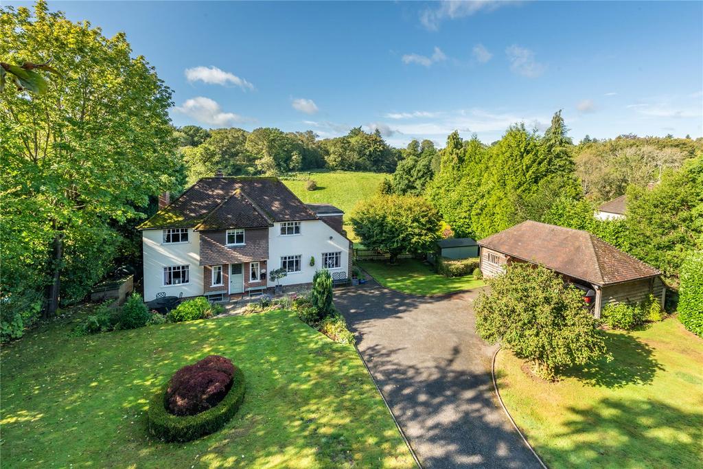 Hoe Lane, Abinger Hammer, Dorking... 4 bed detached house for sale £