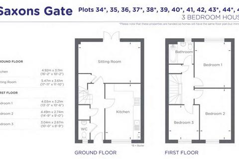 3 bedroom terraced house for sale, Brandon Mews, Angmering