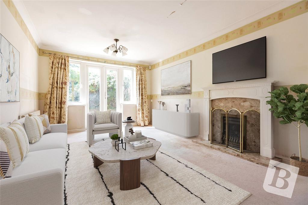 Staged Living Room
