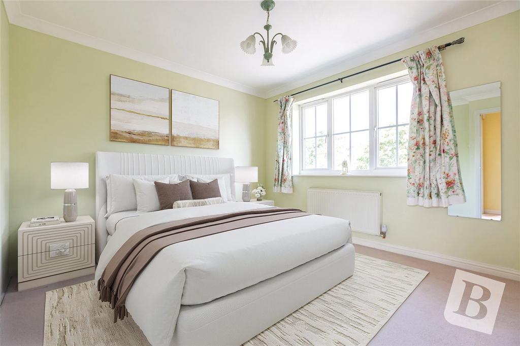 Staged Master B/Room