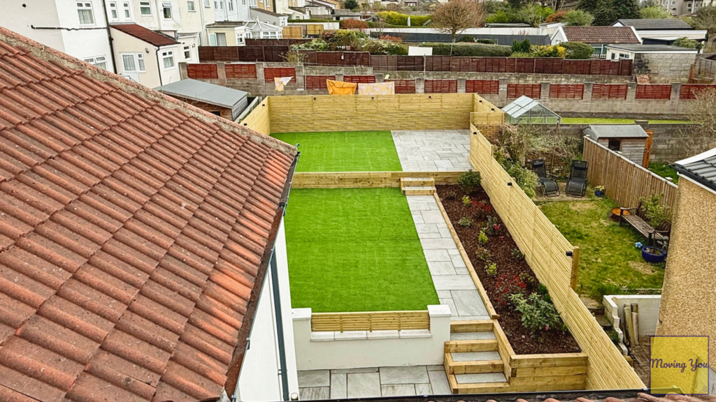 View of the garden