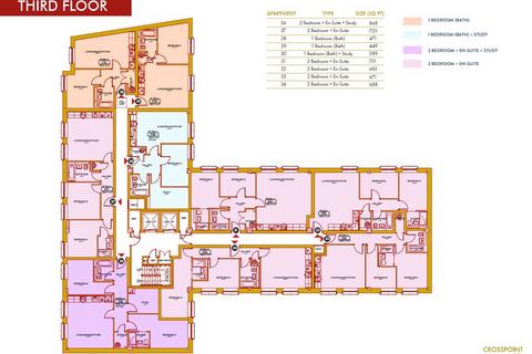 1 bedroom apartment for sale, Crosspoint House - Third Floor, 28 Stafford Road, Wallington