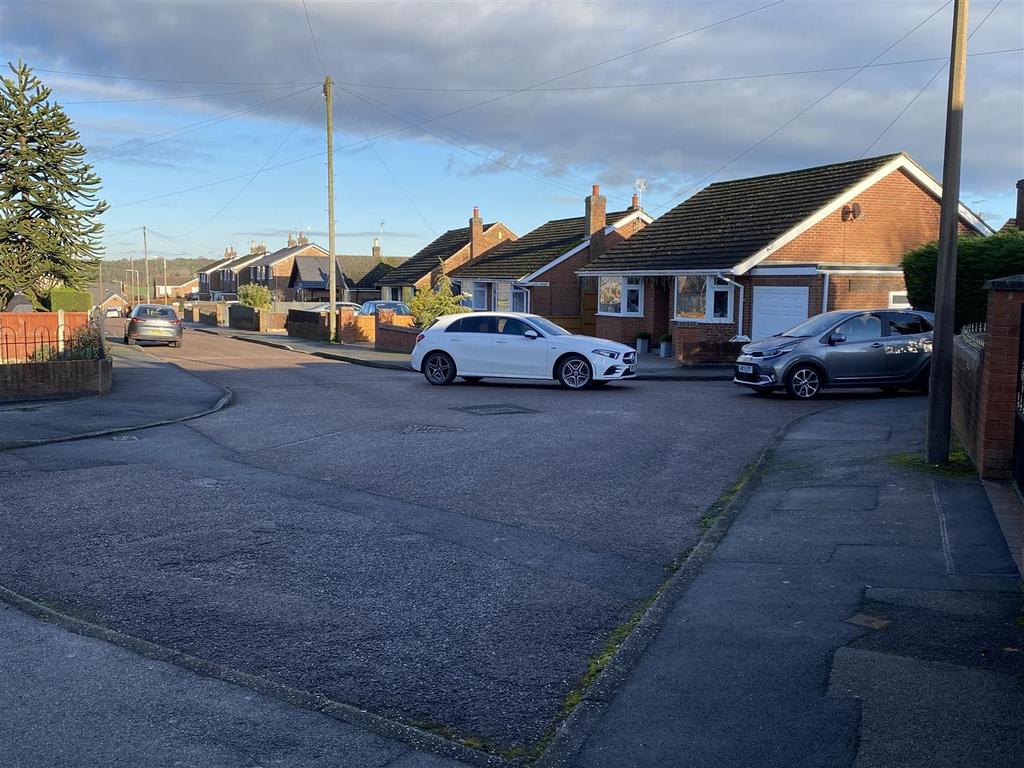 Street scene looking down from property