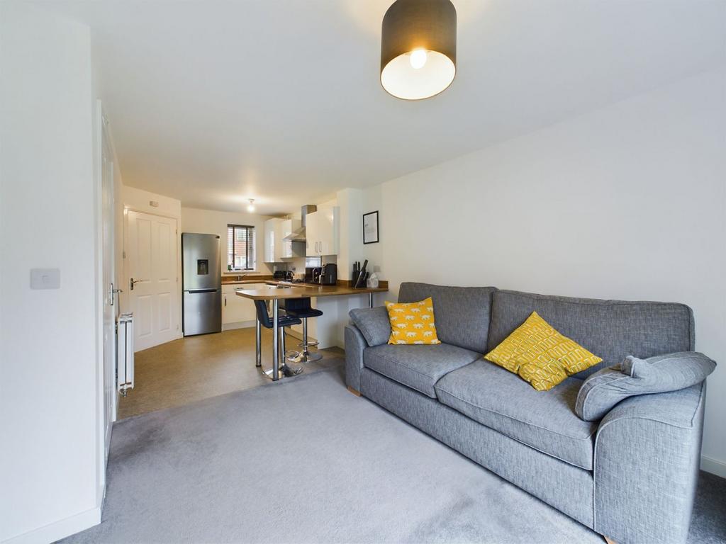 Open plan kitchen / living room