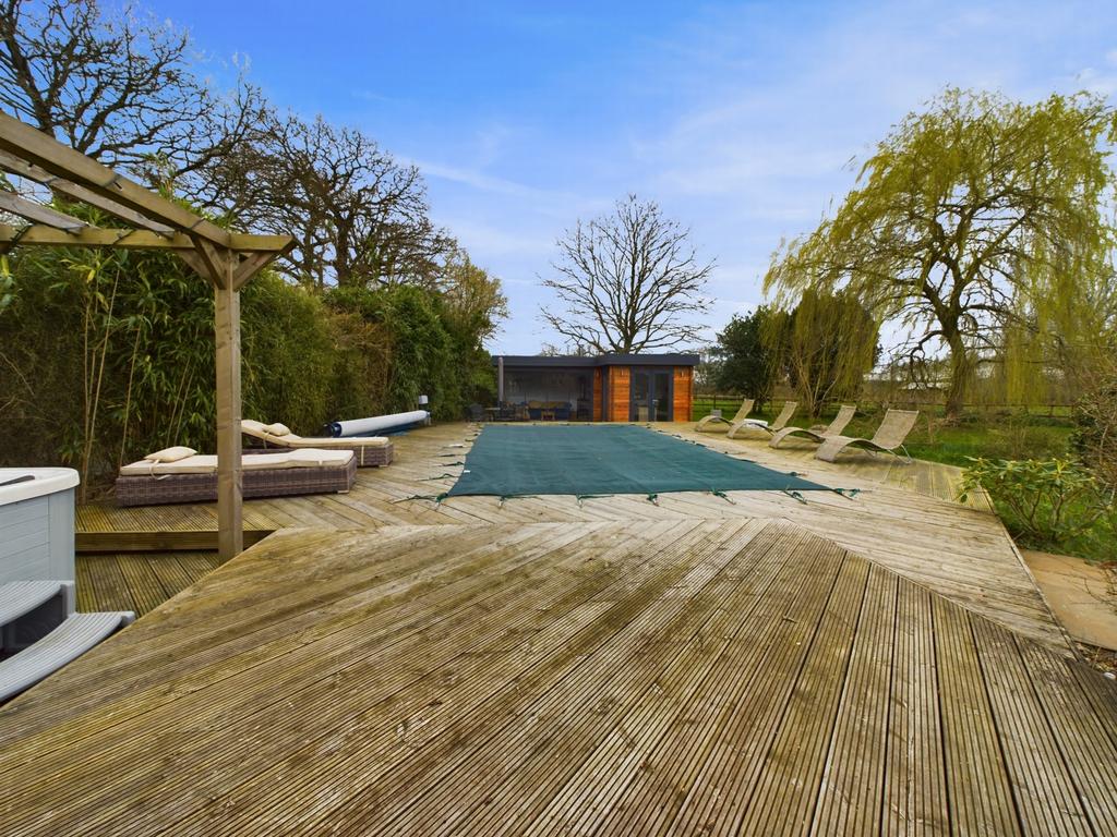 Pool and decked terrace